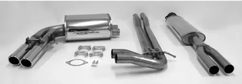 Uitlaat set Simons Sportsystem RVS S60R / V70R