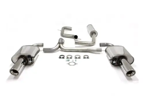 Uitlaat set Volvo V70 '08-'16 Simons Sportsystem RVS FWD